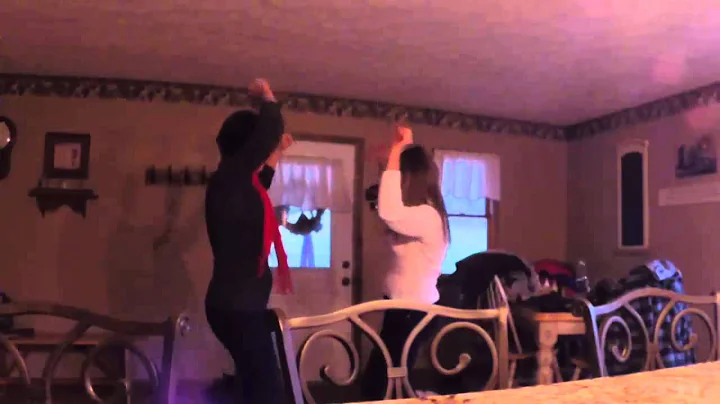 Kiz Winter and Kathy Stackhouse silly dancing