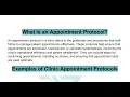Implementing Clinic Protocols: Part 1 - Appointments Protocols