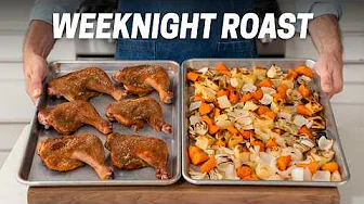 The Weeknight Roast Chicken Dinner You'll ACTUALLY Make