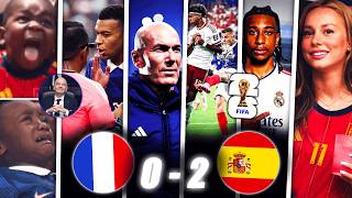 "REFEREEING ERROR", ZIDANE IS COMING... HUGE REACTIONS FRANCE 0-2 SPAIN: A COLLECTIVE LESSON!