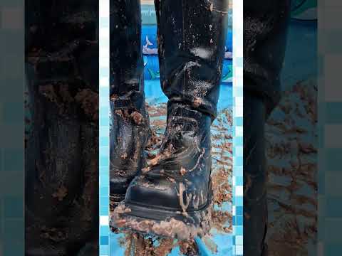 I ruined a follower's brand new boots! 🥾😱 #asmr #crushing #satisfying