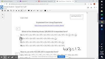 How to create documents that students can write on using Google Docs