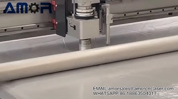 CNC Oscillating Knife Cutting Machine for Cutting Multilayer Fabric | Automatic Fabric Cutting