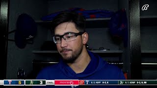 Dane Dunning talks Rangers 5-3 Win over the Athletics