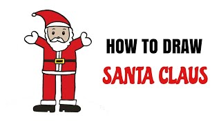 How to draw Santa Claus