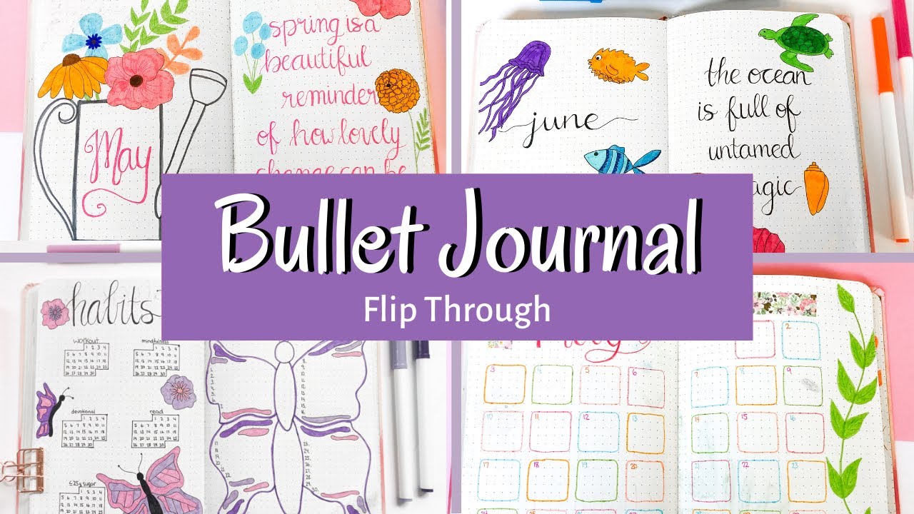 RECIPE BULLET JOURNAL - HOW TO SET UP ↬ WITH FLIP THROUGH 