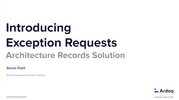 Exception Requests: Managing Safe, Transparent Deviations from Architecture Standards