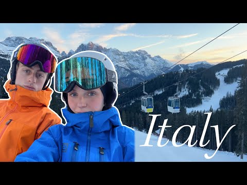 Travel vlog | ski trip in Italy!!