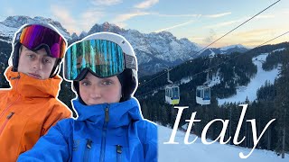 Travel vlog | ski trip in Italy!!