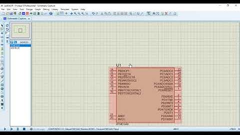 Simple LED On Off using ATmega8 Proteus and AtmelStudio Part 1