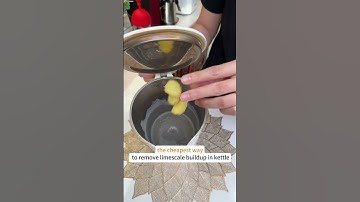 A Quick Trick to Remove Kettle Limescale—You Won’t Believe How Easy #cleaningtip #quickcleaning