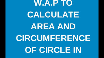 How to calculate area and circumference of a circle in java?