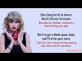 Taylor Swift - Blank Space (Taylor