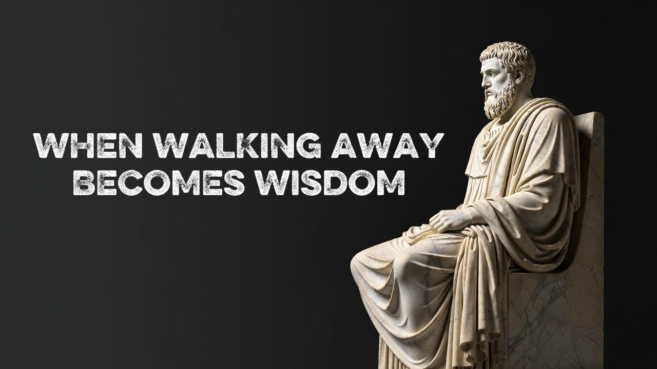 When to Walk Away from People | Stoic Philosophy