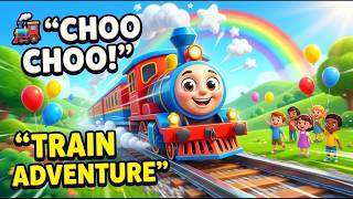 Choo Choo Train Adventure Song 🚂✨ | Fun Kids Song &amp; Nursery Rhyme for Toddlers