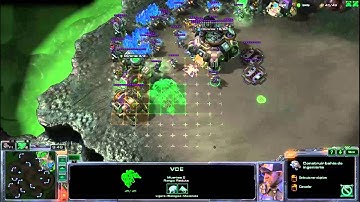 StarCraft 2 Heart of the Swarm - 2v2- T-P v Z-P.