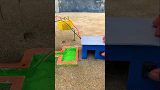 Mini water pump house science project #shortvideo #shortsfeed #tractor #viral #diy #mini