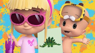 These are the colors | Baby Shark (New version) | Cleo & Cuquin | Songs & Adventures