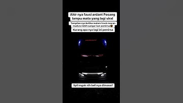 Thumbnail of Finally, the Madura Tiger truck has installed the viral headlights