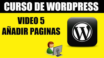 Curso de Wordpress - Video 5 Paginas Estaticas