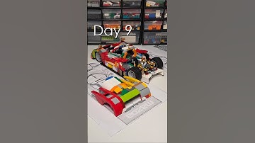 Day 9 of designing the Mazda 787B in LEGO #lego  #mocs  #prototype  #lemans