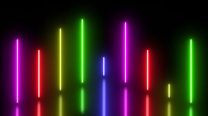60:00 Minutes / Abstract Geometric Glowing Neon Shape Lines  Equalizer Music Bars Loop Screensaver