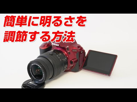 Nikon D5500 露出補正の設定の方法