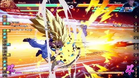 DBFZ! - Gotenks side switch with gohan assist