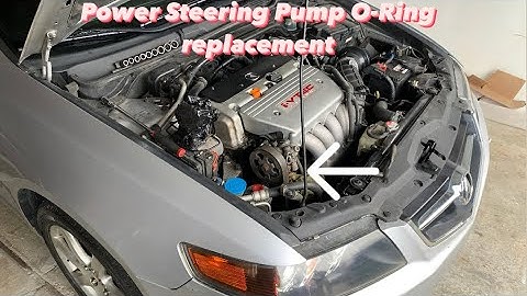 NO MORE LEAKING POWER STEERING! 2004-08 Acura Tsx Powersteering O-ring replacement. (Super Easy)