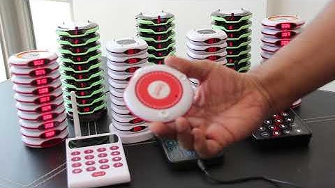 Customer Calling Pagers