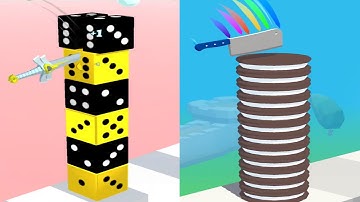 Slicer Knife vs Slice It All - Very Satisfying and Relaxing ASMR Slicing Game