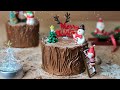 Amazing Cake / 크리스마스 초코 롤케이크 / 초코 버터크림 / Christmas Chocolate Roll Cake / Chocolate Butter Cream Cake