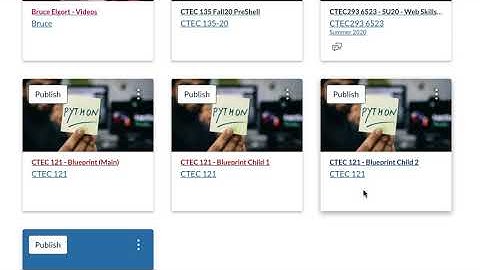 Canvas Blueprint Courses - A Brief Introduction