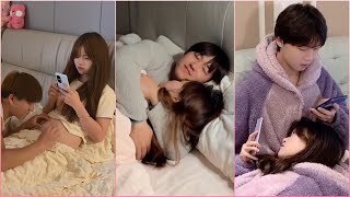 Couple At Night Sleeping Routine 🫶❤️‍🔥|14