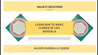 How to draw Flower of Life Mandala step by step / Flower of Life Mandala / Sacred Geometry