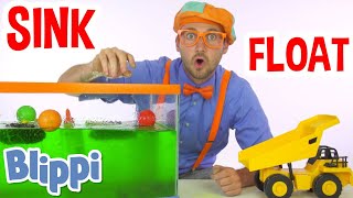 WOW! Blippi Plays Sink or Float | Blippi | Cool Science Experiments | Funny Videos & Songs