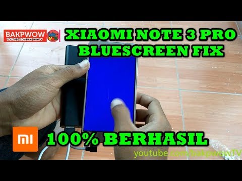 Cara Perbaiki Xiaomi Layar Biru Insyaallah Normal Youtube