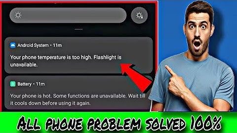 your phone temperature is too high flashlight is unavailable problem fix ! phone heating problem