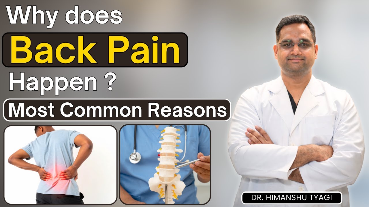 Why does back pain Happen? Most Common reasons | How to get rid of back ...