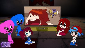 FNF Characters & Huggy Wuggy React to Poppy Playtime Memes Part 5