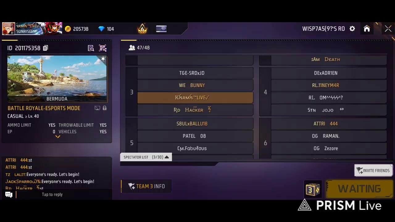 Live streaming of KARMA GAMING