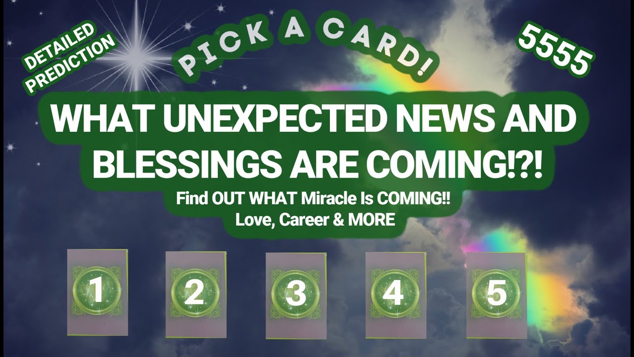 What Unexpected NEWS & BLESSINGS Are On the Way For ME?💫*PICK A CARD* LOVE AND CAREER! +Details