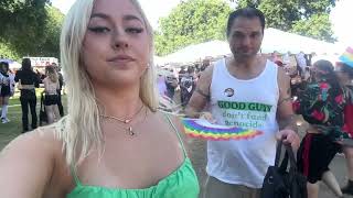 Fanning Goddess Miley Again, at Portland PRIDE 2025!