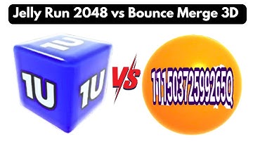 🔥 Bounce Merge 3D [High Score Challenge] vs Jelly Run 2048 | World Record Soon 🚀 #ballgameshub
