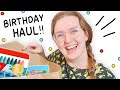 An Exciting BIRTHDAY WEEK and a BIG HAUL - Weekly Studio Art Vlog