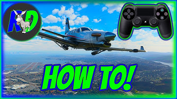 How To Use PS4 Controller For Drone Camera In Microsoft Flight Simulator 2020!