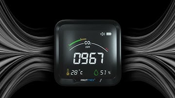 PROTMEX CO2 Meter, CO2 Detector, Tester for CO2, Temperature and Relative Humidity PTH-9
