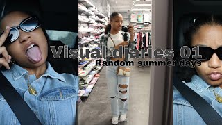 VISUAL DIARY 01.: Random summer days in my life| ahzaria jaziyah