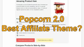 Is Popcorn Theme 2.0 the Best Affiliate Theme for WordPress?