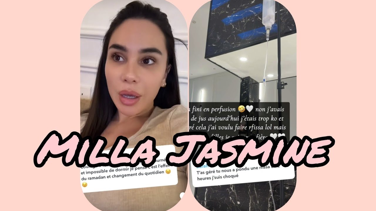 Milla Jasmine au plus mal ...à cause de la situation au Moyen-Orient 🥺🤲😔
